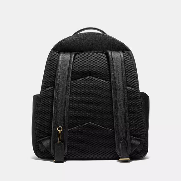 NWT Coach 99290 Nylon & Polished Pebble Leather Baby Backpack in Black *SEALED* - Picture 8 of 12